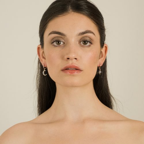 Orecchini a cerchio Ilaria argento