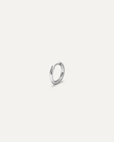 Nina Silver Hypoallergenic Single Hoop Earring
