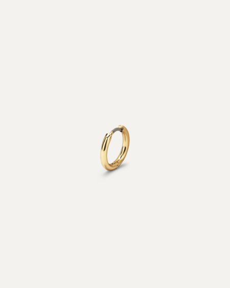 Nina Gold Hypoallergenic Single Hoop Earring