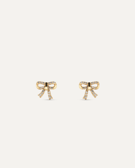 Rebecca gold stud earrings