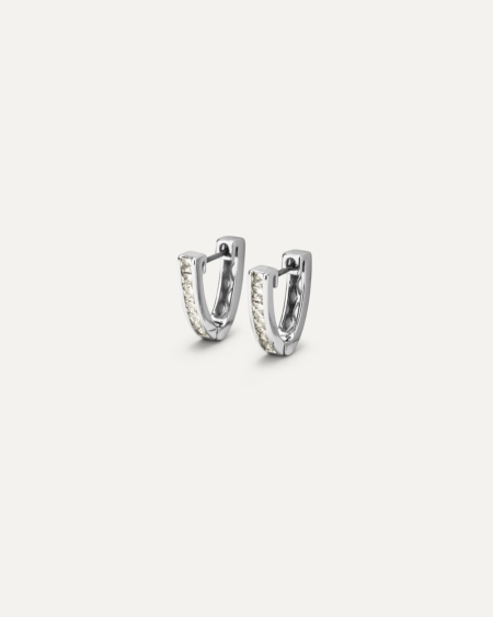Imma Silver Hoop Earrings
