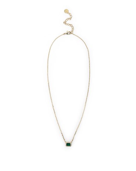 Anastasia Green Gold Necklace