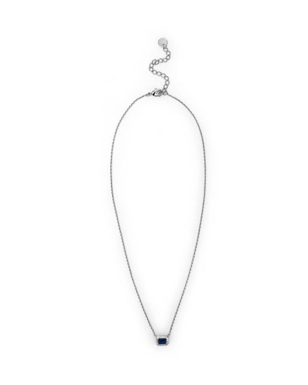 Anastasia Silver Blue Necklace