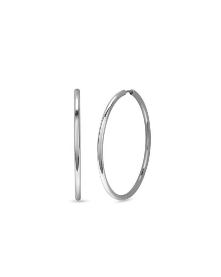 Marialuisa Silver Hoop Earrings
