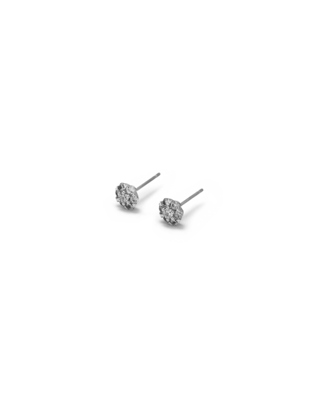 Elena Silver Stud Earrings