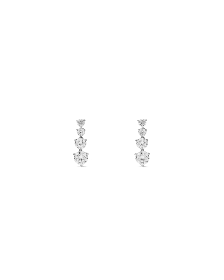 Nicoletta Silver Drop Earrings