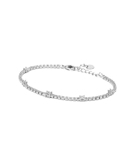 Camilla Silver Tennis Bracelet