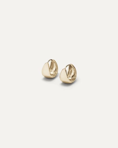 Orecchini a clip in oro elegante.