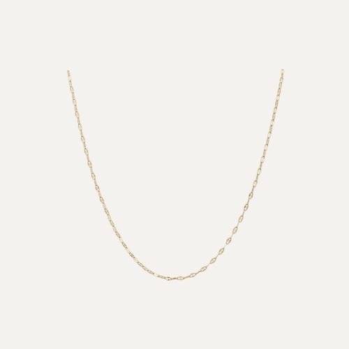 Collana dorata elegante e minimalista