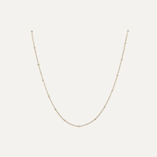 Collana elegante in oro semplice e delicato.