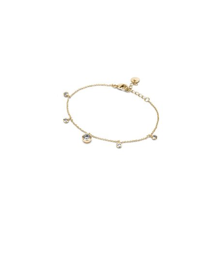Bracciale oro con ciondoli a punto luce