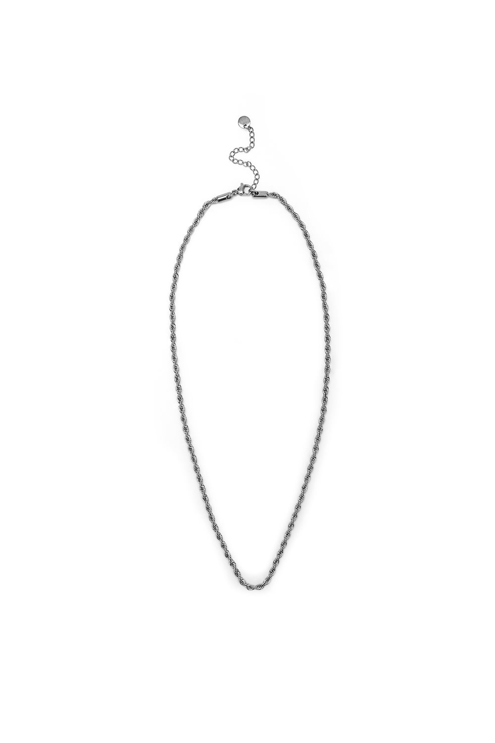 Collana a catena intrecciata in argento