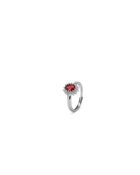 anello kate argento rosso 12