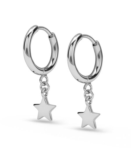 orecchini stella argento